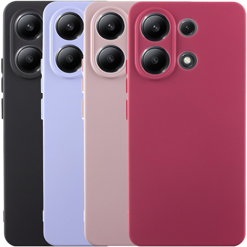 Чехол TPU GETMAN Liquid Silk Full Camera для Xiaomi Redmi Note 13 4G