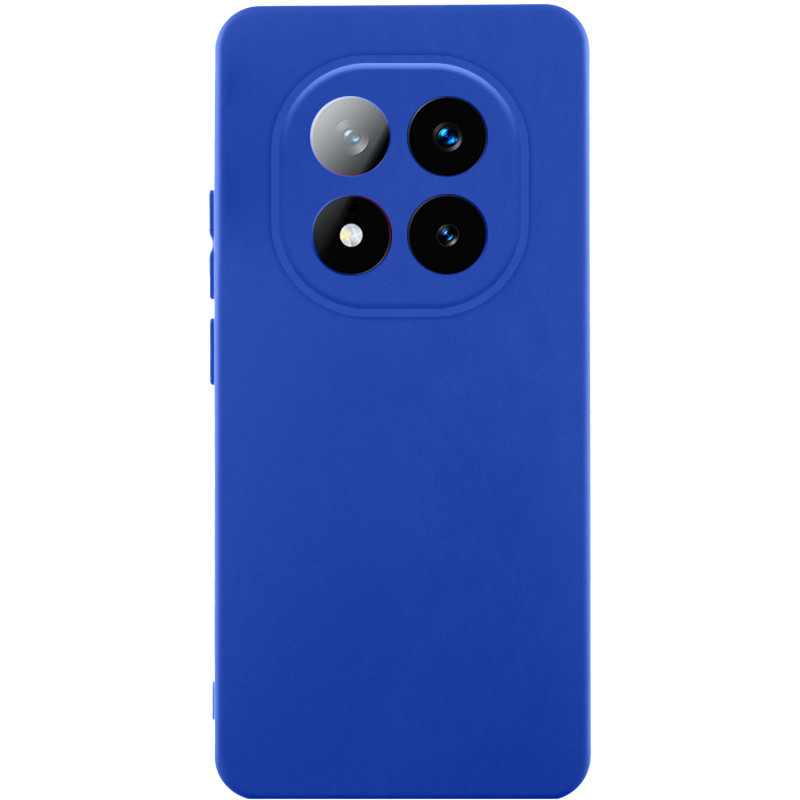 Чохол TPU GETMAN Liquid Silk Full Camera на Xiaomi Redmi Note 14 Pro 4G (Синій / Deep navy)
