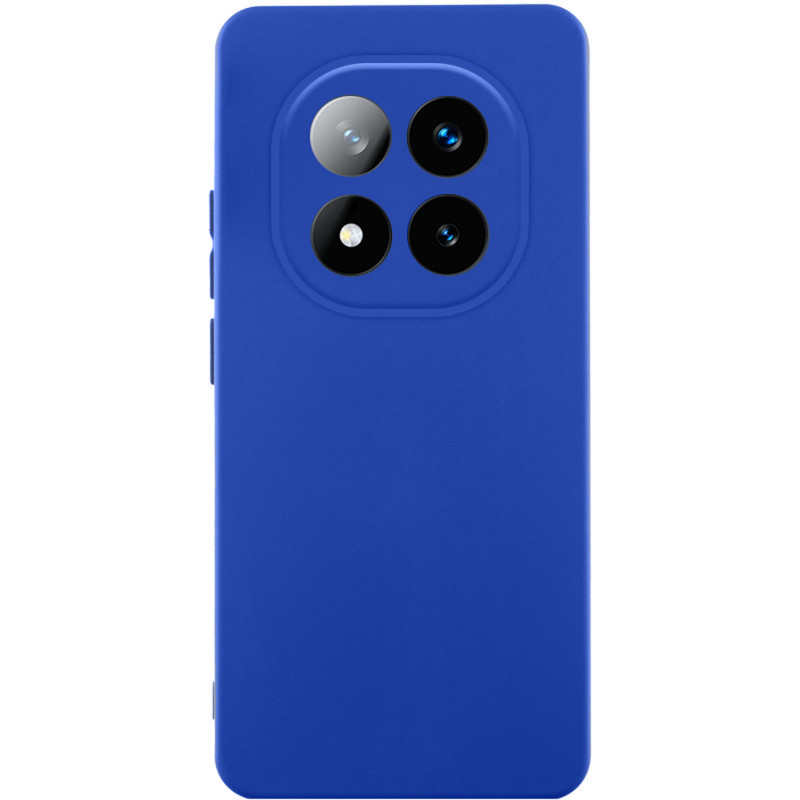 Чохол TPU GETMAN Liquid Silk Full Camera на Xiaomi Redmi Note 15 4G/5G (EU) (Синій / Deep navy)