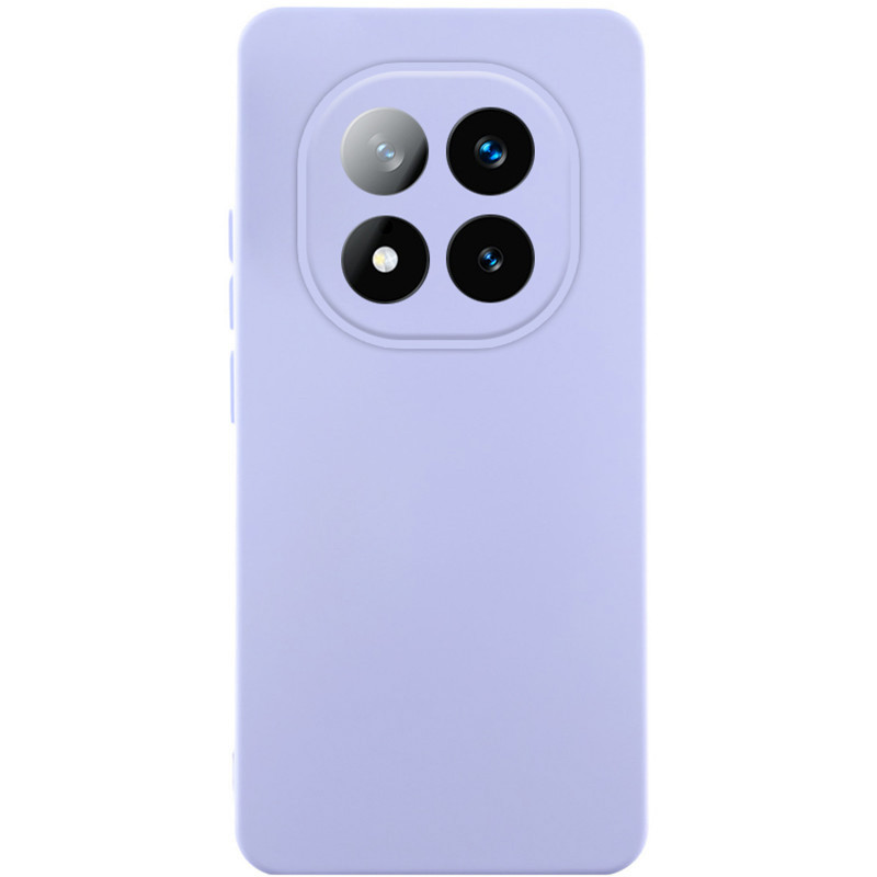 Чехол TPU GETMAN Liquid Silk Full Camera для Xiaomi Redmi Note 15 Pro 4G (Сиреневый / Light purple)