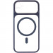Фото Чехол TPU+PC GETMAN Moon Clear with Magnetic Safe для Apple iPhone 11 (6.1") (Blue) на vchehle.ua