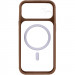 Фото Чехол TPU+PC GETMAN Moon Clear with Magnetic Safe для Apple iPhone 11 (6.1") (Brown) в магазине vchehle.ua