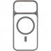 Фото Чехол TPU+PC GETMAN Moon Clear with Magnetic Safe для Apple iPhone 11 (6.1") (Grey) на vchehle.ua