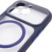 Чохол TPU GETMAN Moon Clear with Magnetic Safe на Apple iPhone 13 Pro Max (6.7") (Blue) в магазині vchehle.ua