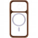 Фото Чохол TPU GETMAN Moon Clear with Magnetic Safe на Apple iPhone 13 Pro Max (6.7") (Brown) в маназині vchehle.ua