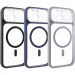 Чехол TPU+PC GETMAN Moon Clear with Magnetic Safe для Apple iPhone 15 (6.1")