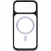 Чехол TPU+PC GETMAN Moon Clear with Magnetic Safe для Apple iPhone 15 (6.1") (Black) в магазине vchehle.ua