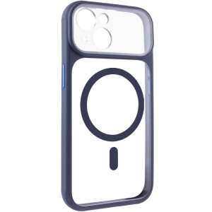 Чехол TPU+PC GETMAN Moon Clear with Magnetic Safe для Apple iPhone 15 (6.1")