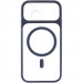Фото Чехол TPU+PC GETMAN Moon Clear with Magnetic Safe для Apple iPhone 15 (6.1") (Blue) на vchehle.ua