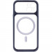 Фото Чехол TPU+PC GETMAN Moon Clear with Magnetic Safe для Apple iPhone 15 (6.1") (Blue) в магазине vchehle.ua