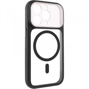 Чехол TPU+PC GETMAN Moon Clear with Magnetic Safe для Apple iPhone 15 Pro Max (6.7")