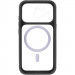 Чехол TPU+PC GETMAN Moon Clear with Magnetic Safe для Apple iPhone 15 Pro Max (6.7") (Black) в магазине vchehle.ua