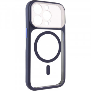 Чехол TPU+PC GETMAN Moon Clear with Magnetic Safe для Apple iPhone 15 Pro Max (6.7")