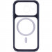 Фото Чехол TPU+PC GETMAN Moon Clear with Magnetic Safe для Apple iPhone 15 Pro Max (6.7") (Blue) в магазине vchehle.ua