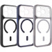 Чехол TPU+PC GETMAN Moon Clear with Magnetic Safe для Apple iPhone 17 Pro (6.3")