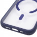 Купить Чехол TPU+PC GETMAN Moon Clear with Magnetic Safe для Apple iPhone 17 Pro (6.3") (Blue) на vchehle.ua
