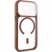 Чехол TPU+PC GETMAN Moon Clear with Magnetic Safe для Apple iPhone 17 Pro (6.3") (Brown)