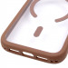 Купить Чехол TPU+PC GETMAN Moon Clear with Magnetic Safe для Apple iPhone 17 Pro (6.3") (Brown) на vchehle.ua