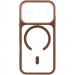 Фото Чехол TPU+PC GETMAN Moon Clear with Magnetic Safe для Apple iPhone 17 Pro Max (6.9") (Brown) на vchehle.ua
