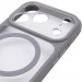 Чехол TPU+PC GETMAN Moon Clear with Magnetic Safe для Apple iPhone 17 Pro Max (6.9") (Grey) в магазине vchehle.ua