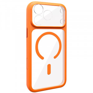 Чехол TPU+PC GETMAN Moon Clear with Magnetic Safe для Apple iPhone 17 Pro Max (6.9")