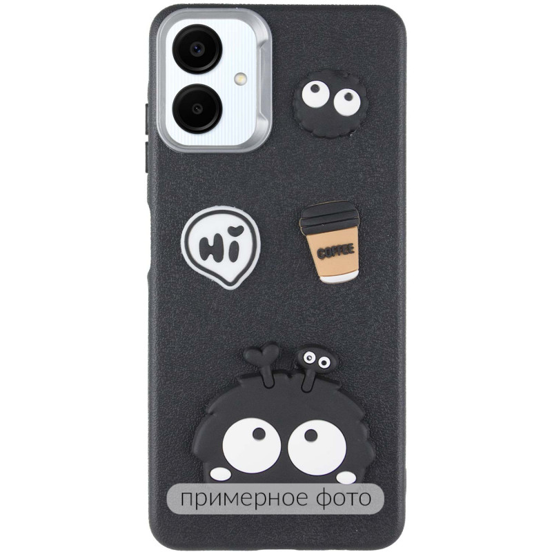 Фото Чохол TPU Leather Toys на Samsung Galaxy A06 (Monster / Black) на vchehle.ua