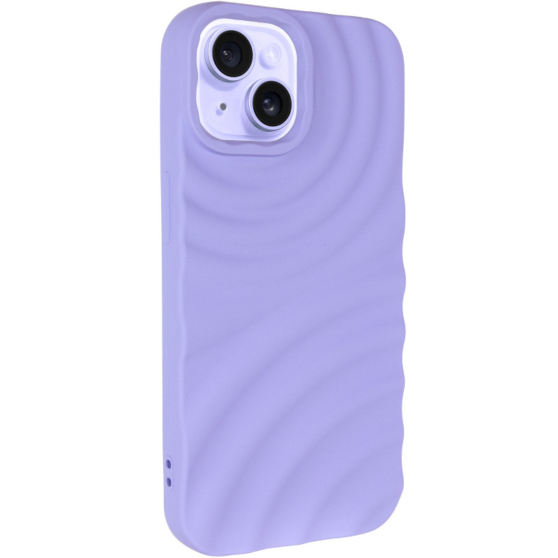 Чехол TPU MonoWave для Apple iPhone 15 (6.1") (Light Blue)