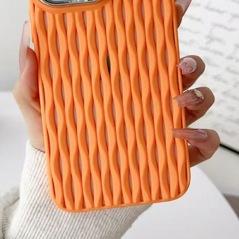 Фото Чехол TPU Ribbio для Apple iPhone 15 (6.1") (Orange) на vchehle.ua