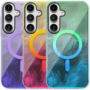 Чехол TPU Shiny Mountain Magnetic Fit для Samsung Galaxy S24 FE