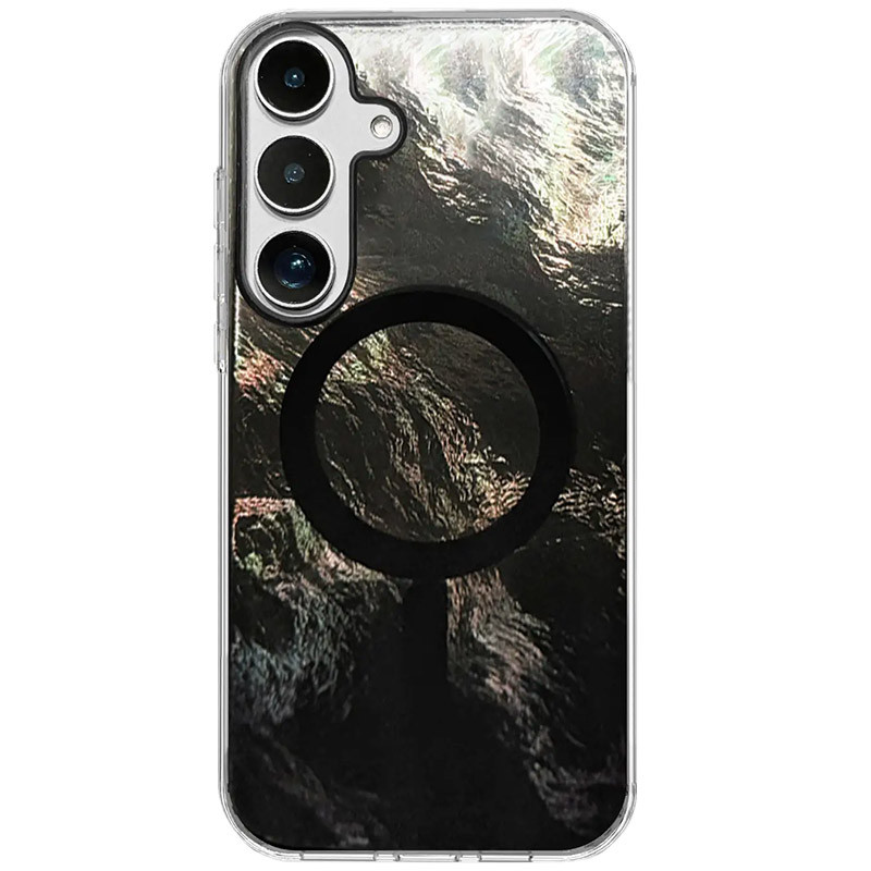 Чохол TPU Shiny Mountain Magnetic Fit на Samsung Galaxy S24 FE (Black)