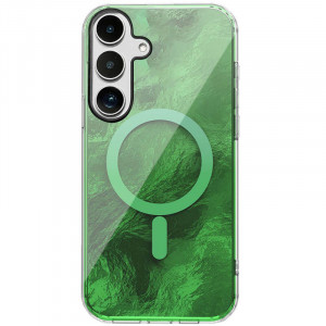 Чехол TPU Shiny Mountain Magnetic Fit для Samsung Galaxy S24 FE