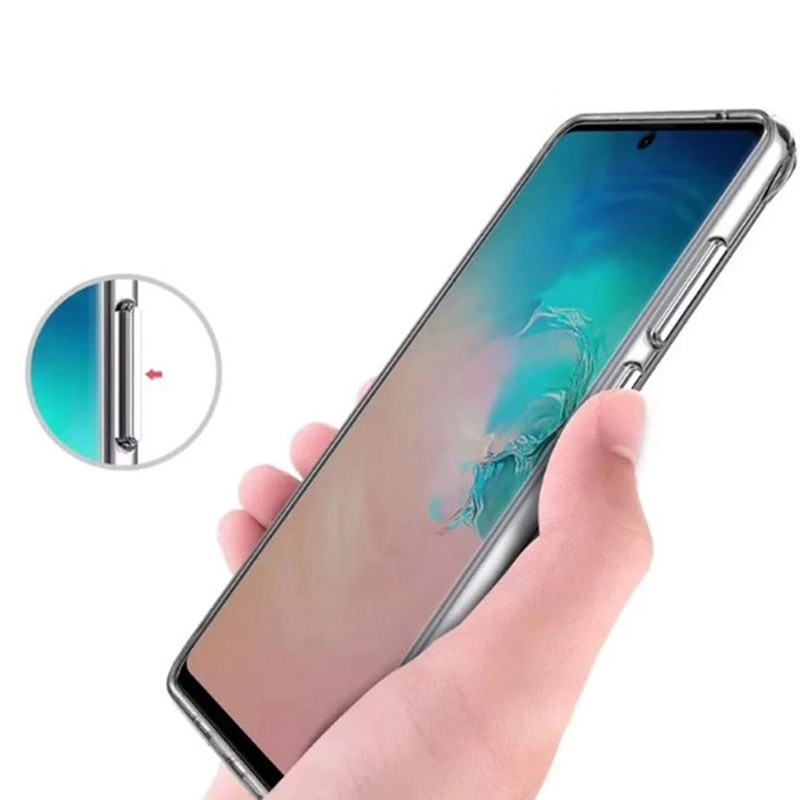 Чехол TPU Space Case transparent для Samsung Galaxy S25 FE (Прозрачный) в магазине vchehle.ua