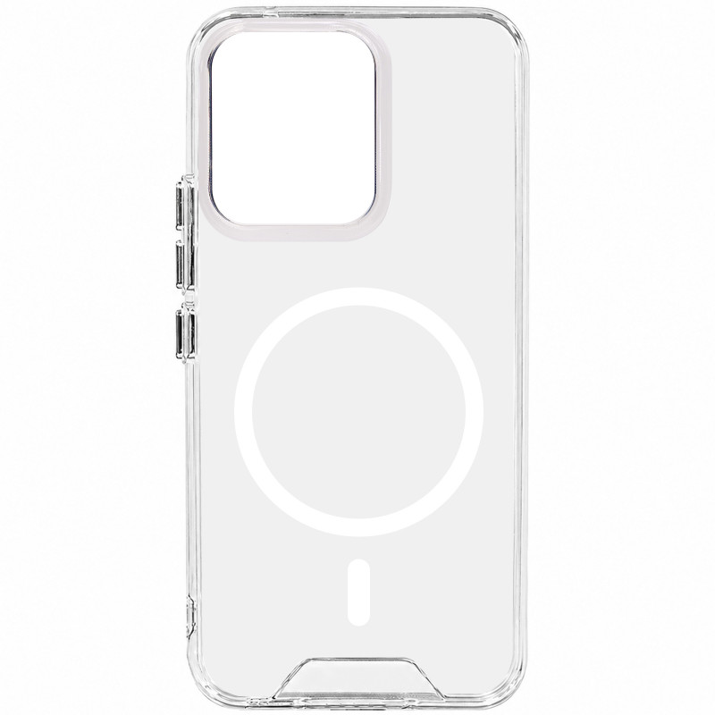 Чохол TPU Space Case with Magnetic Fit на Xiaomi Redmi 15C (EU) (Прозорий)