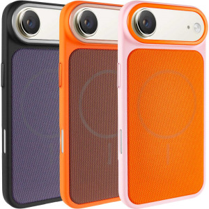 Чехол PC Textile Hybrid with Magnetic Fit для Apple iPhone 17 Air (6.5")