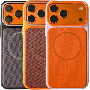 Чехол PC Textile Hybrid with Magnetic Fit для Apple iPhone 17 Pro (6.3")