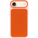 Фото Чехол PC Textile Hybrid with Magnetic Fit для Apple iPhone 17 Air (6.5") (Pink / Orange) на vchehle.ua