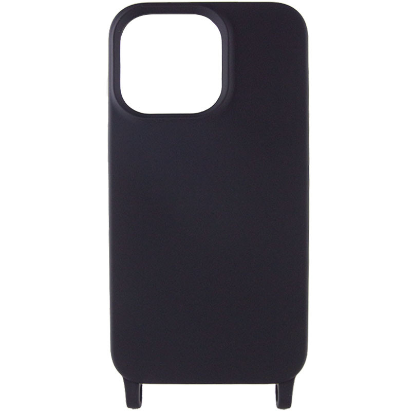 Фото Чехол TPU two straps California для Apple iPhone 13 Pro (6.1") (Черный) на vchehle.ua