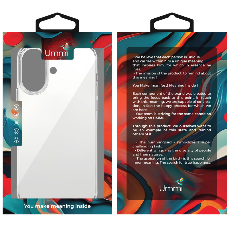 Фото Чехол TPU Ummi transparent для Apple iPhone 16 (6.1") (Clear) на vchehle.ua