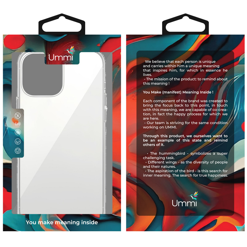 Фото Чехол TPU Ummi transparent для Apple iPhone 16 Pro Max (6.9") (Clear) на vchehle.ua