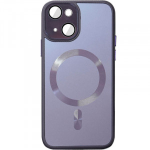 Чехол TPU+Glass Sapphire Midnight with Magnetic Fit для Apple iPhone 15 (6.1")