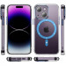 Фото Чехол TPU+PC Colorful with Magnetic Fit для Apple iPhone 13 (6.1") (Blue) на vchehle.ua