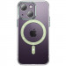Чехол TPU+PC Colorful with Magnetic Fit для Apple iPhone 13 (6.1") (Green)