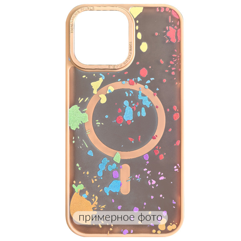 Чехол TPU+PC Flush with Magnetic Fit для Apple iPhone 16e / 17e (6.1") (Desert gold)