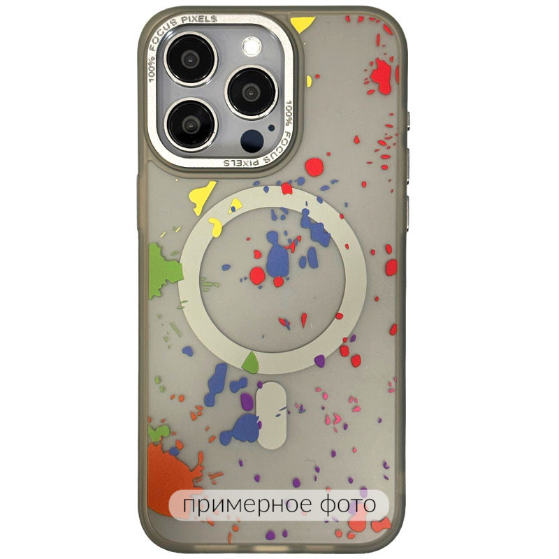 Чехол TPU+PC Flush with Magnetic Fit для Apple iPhone 16e / 17e (6.1") (Titanium grey)