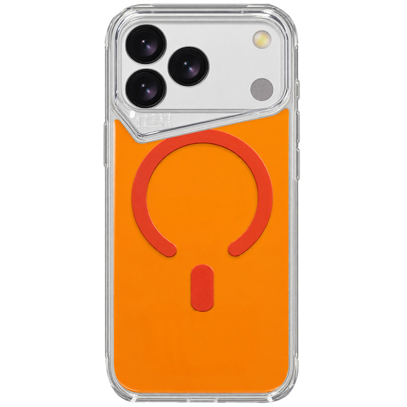 Чехол TPU+PC Gear4 Crystal Palace Shine with Magnetic Fit для Apple iPhone 17 Pro / 18 Pro (6.3") (Orange)