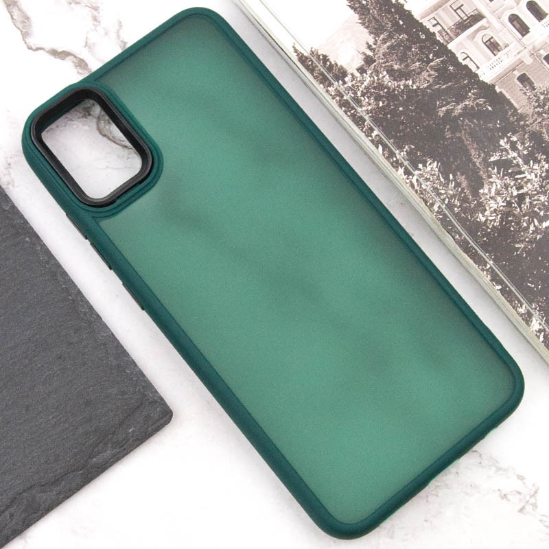 Чохол TPU+PC Lyon Frosted на Samsung Galaxy A08 / A07 4G (Green) в магазині vchehle.ua
