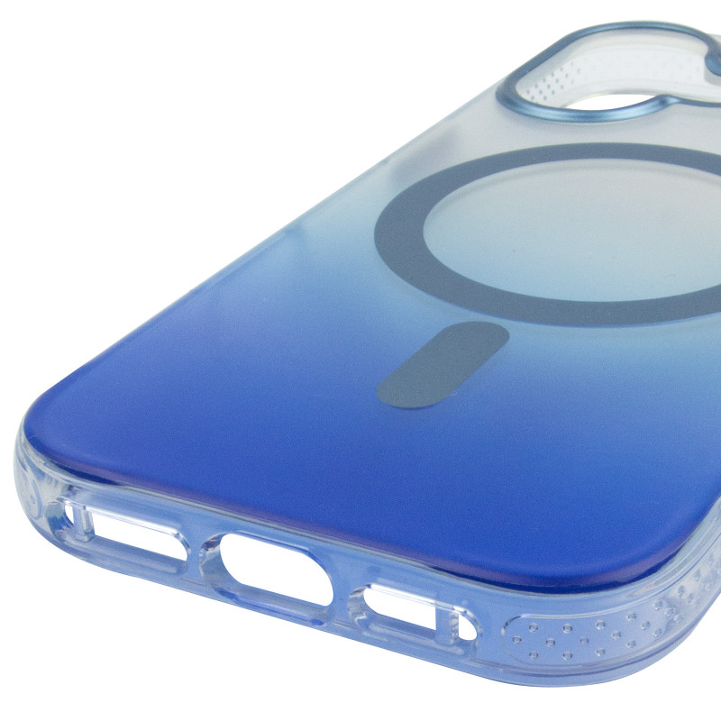 Купить Чехол TPU+PC Phantom with Magnetic Fit для Apple iPhone 16 (6.1") (Blue) на vchehle.ua