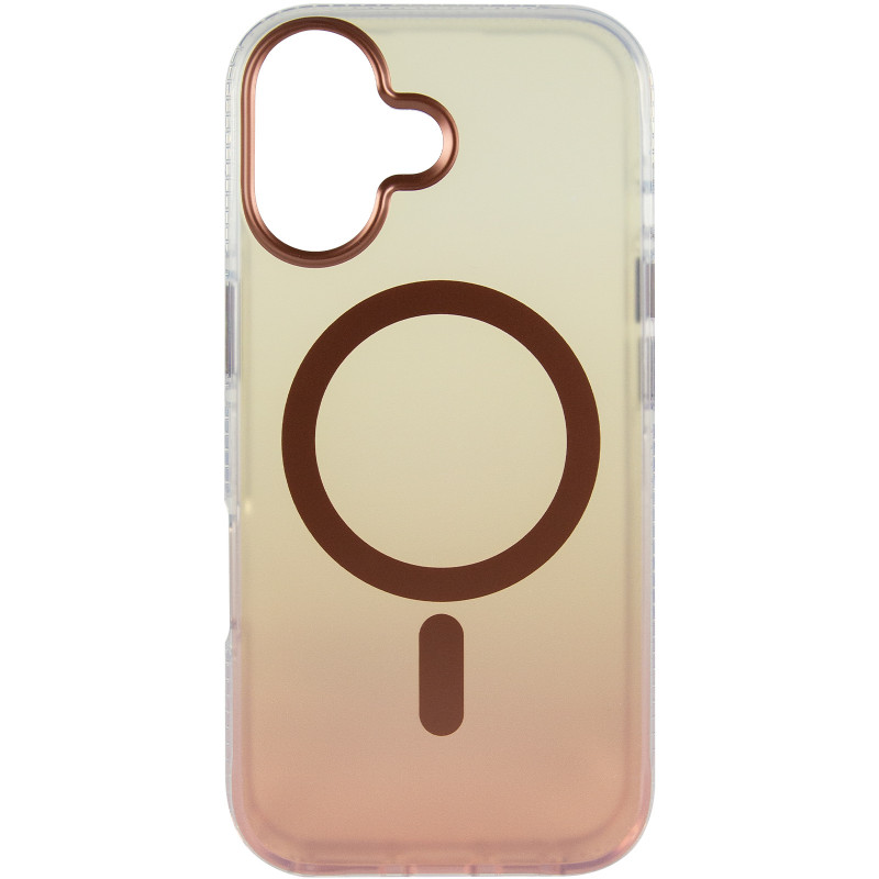 Фото Чехол TPU+PC Phantom with Magnetic Fit для Apple iPhone 16 (6.1") (Rose Gold) на vchehle.ua