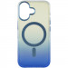 Фото Чехол TPU+PC Phantom with Magnetic Fit для Apple iPhone 17 (6.3") (Blue) на vchehle.ua