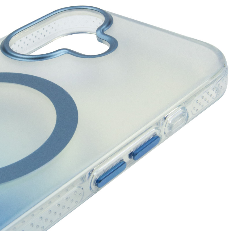 Чехол TPU+PC Phantom with Magnetic Fit для Apple iPhone 17 (6.3") (Blue) в магазине vchehle.ua